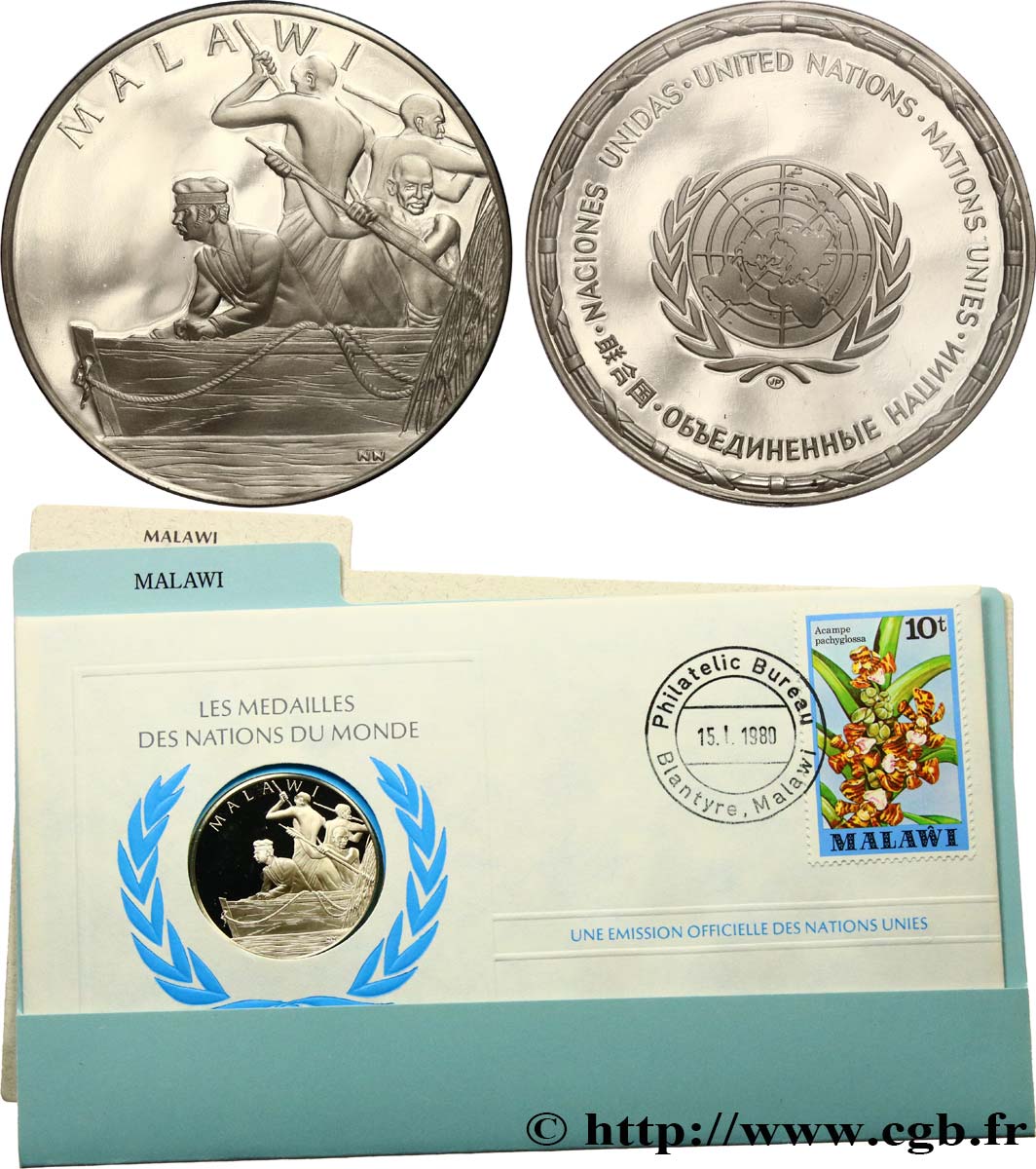 LES MÉDAILLES DES NATIONS DU MONDE Médaille, Malawi SPL