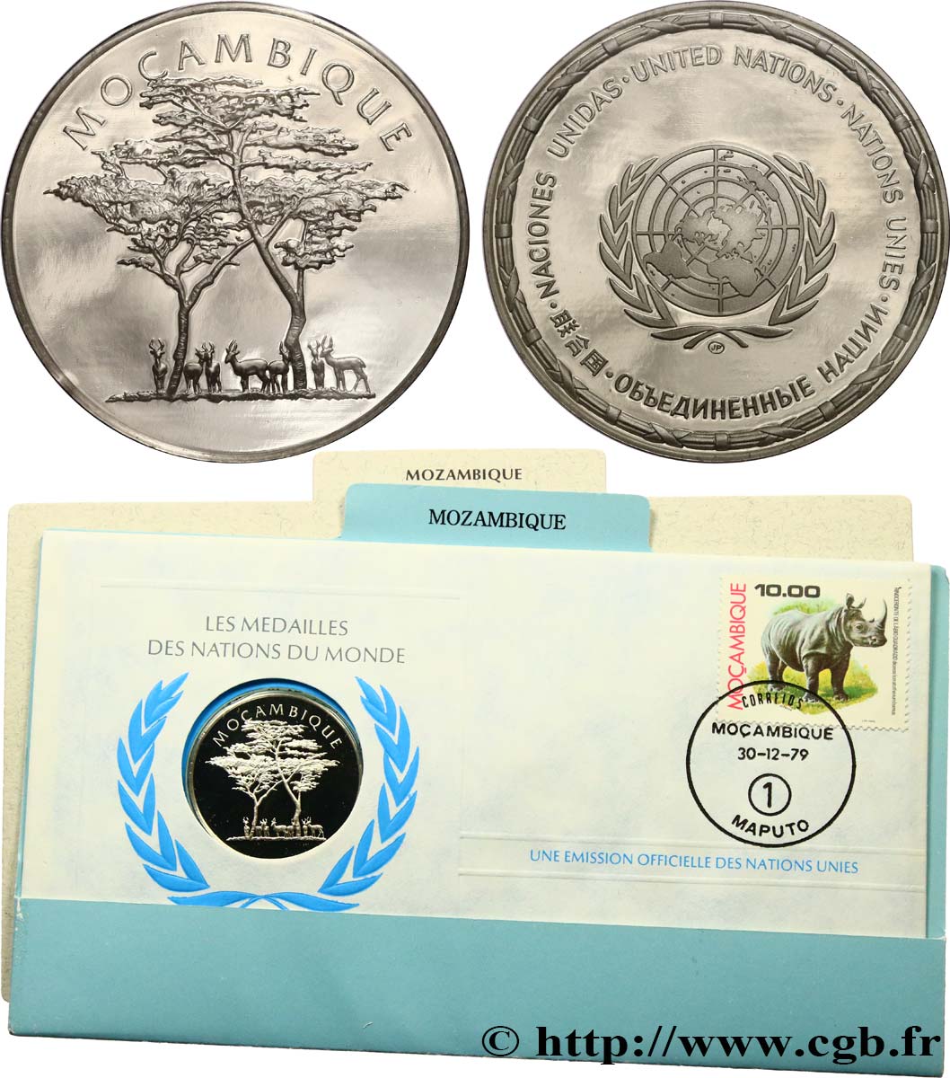 LES MÉDAILLES DES NATIONS DU MONDE Médaille, Mozambique SC