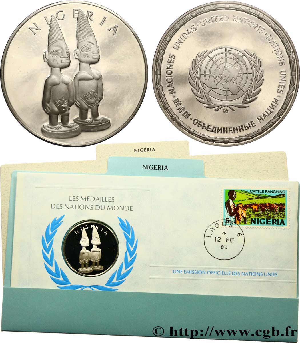 MEDALS OF WORLD S NATIONS Médaille, Nigeria MS