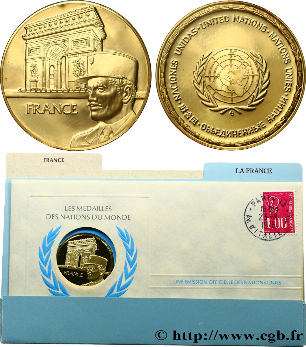 LES MÉDAILLES DES NATIONS DU MONDE Médaille, France SPL