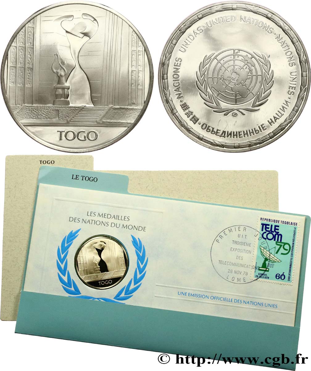 LES MÉDAILLES DES NATIONS DU MONDE Médaille, Togo SPL