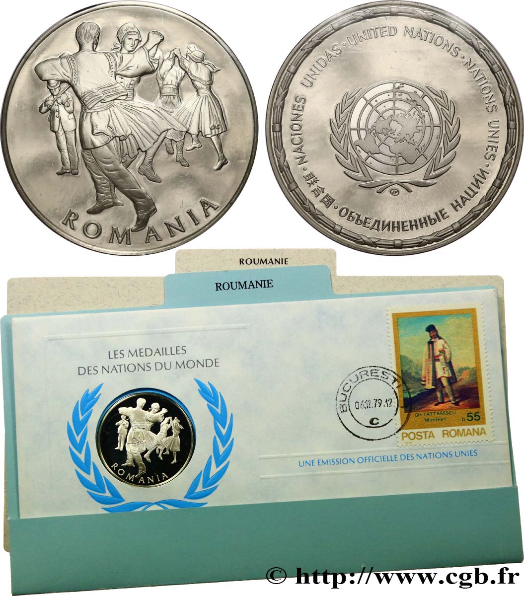 LES MÉDAILLES DES NATIONS DU MONDE Médaille, Roumanie MS