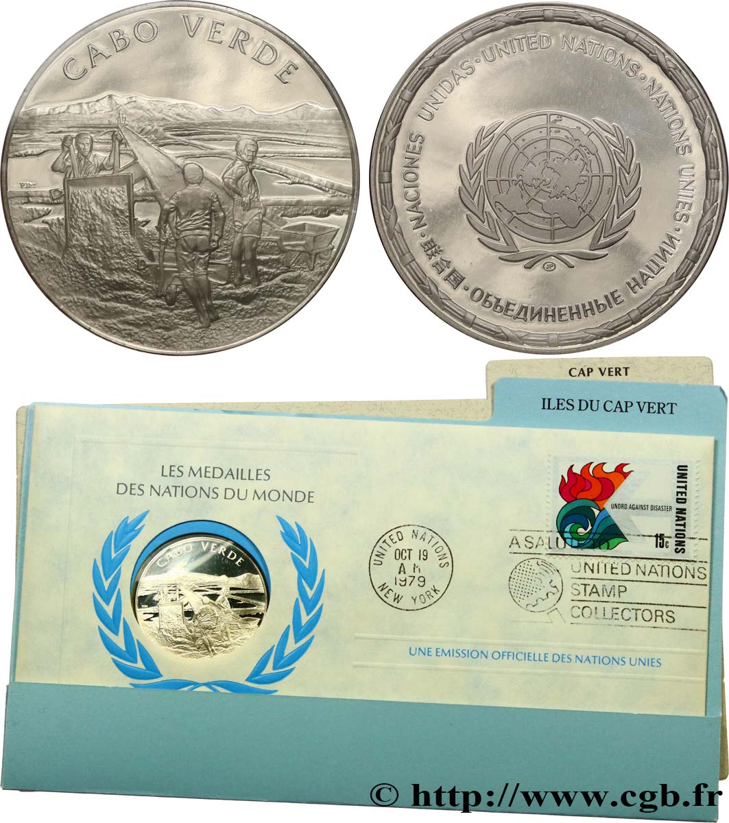 LES MÉDAILLES DES NATIONS DU MONDE Médaille, Îles du Cap Vert SPL