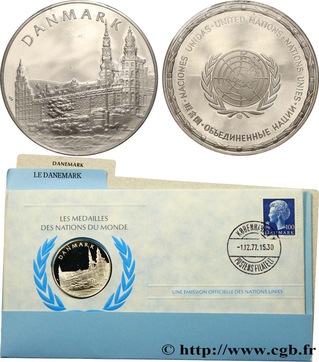 LES MÉDAILLES DES NATIONS DU MONDE Médaille, Danemark SPL