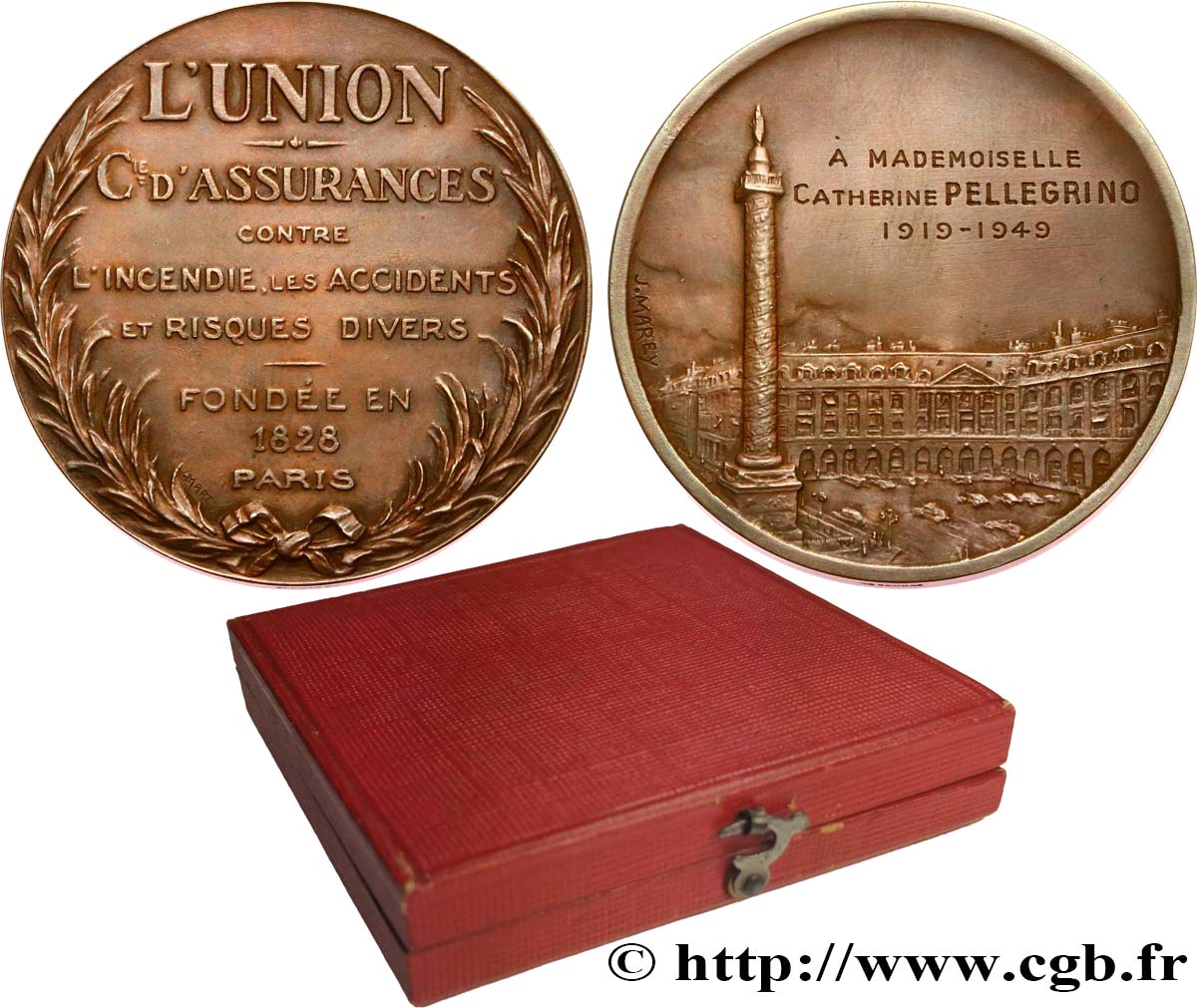 VIERTE FRANZOSISCHE REPUBLIK Médaille, L’union SS