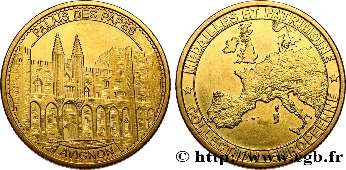 MÉDAILLES TOURISTIQUES Médaille touristique, Palais des papes TTB
