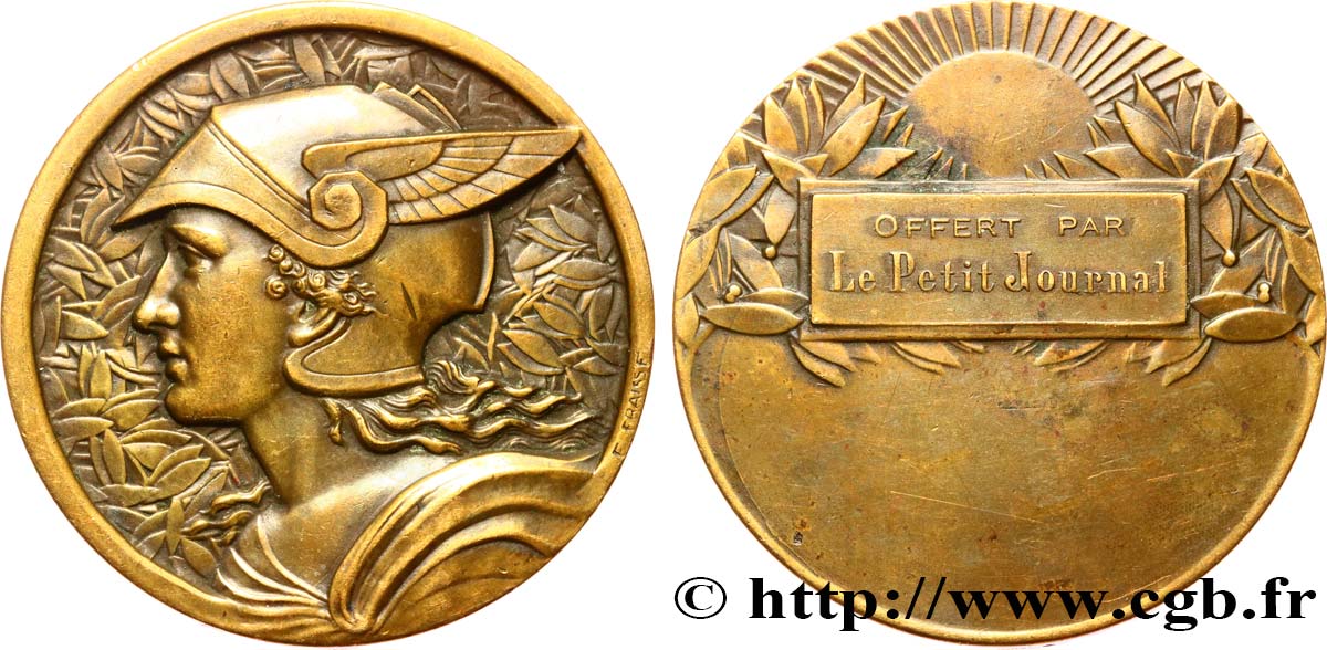 TROISIÈME RÉPUBLIQUE Médaille, Offert par le Petit Journal TTB