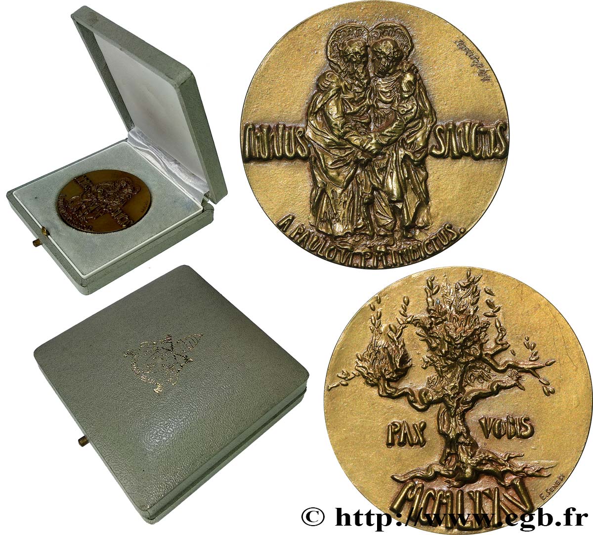 VATICANO Y ESTADOS PONTIFICIOS Médaille, Année Sainte EBC