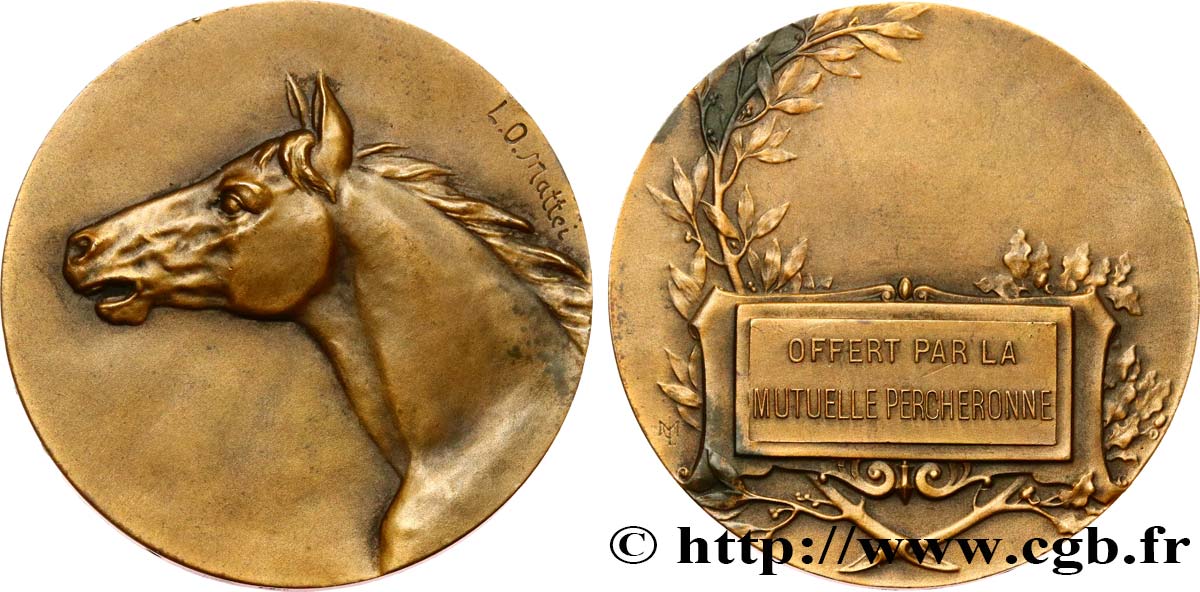 ASSURANCES Médaille, Mutuelle percheronne TTB