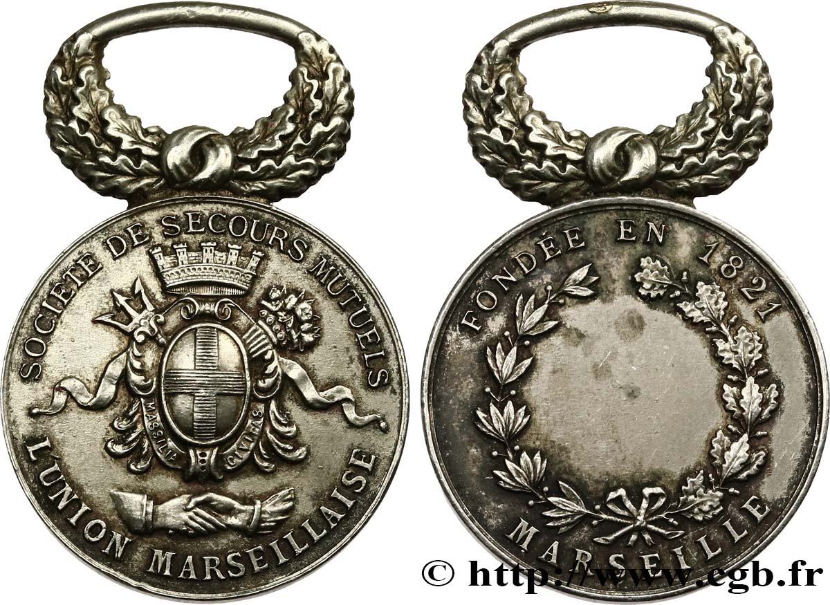 LES ASSURANCES Médaille, L’union marseillaise fVZ
