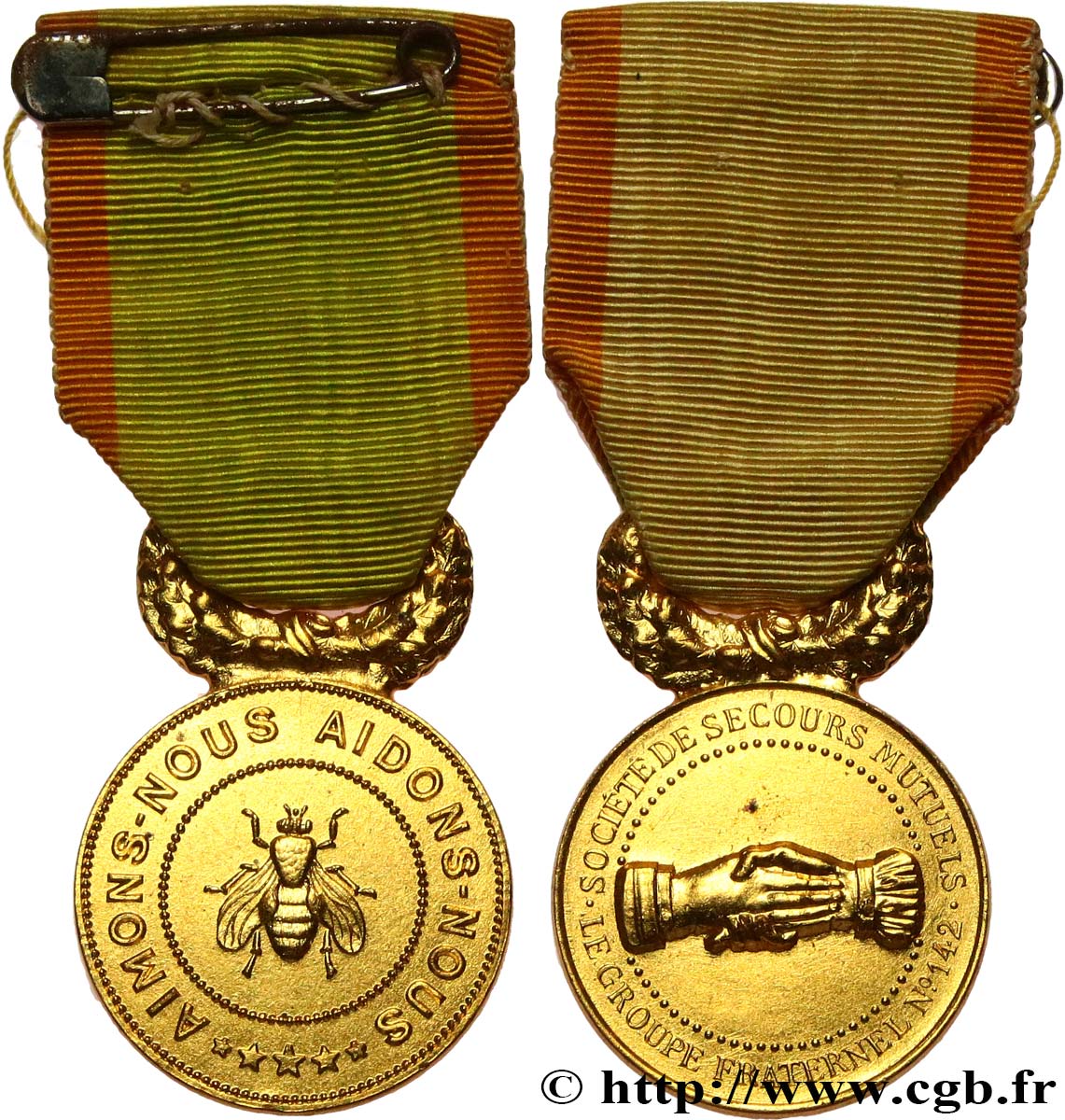 INSURANCES Médaille, Société de Secours Mutuels, Le groupe fraternel AU