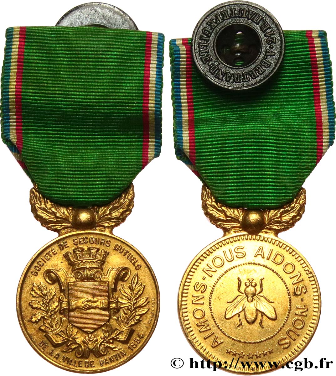 ASSURANCES Médaille, Société de Secours Mutuels AU