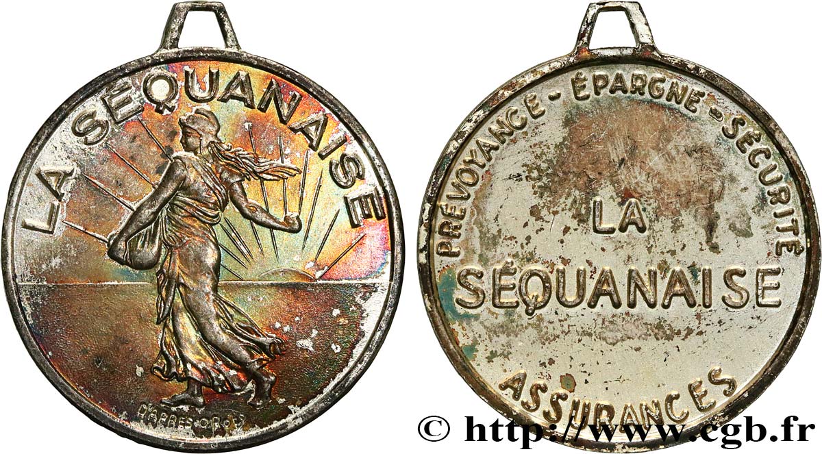 LES ASSURANCES Médaille, La séquanaise EBC