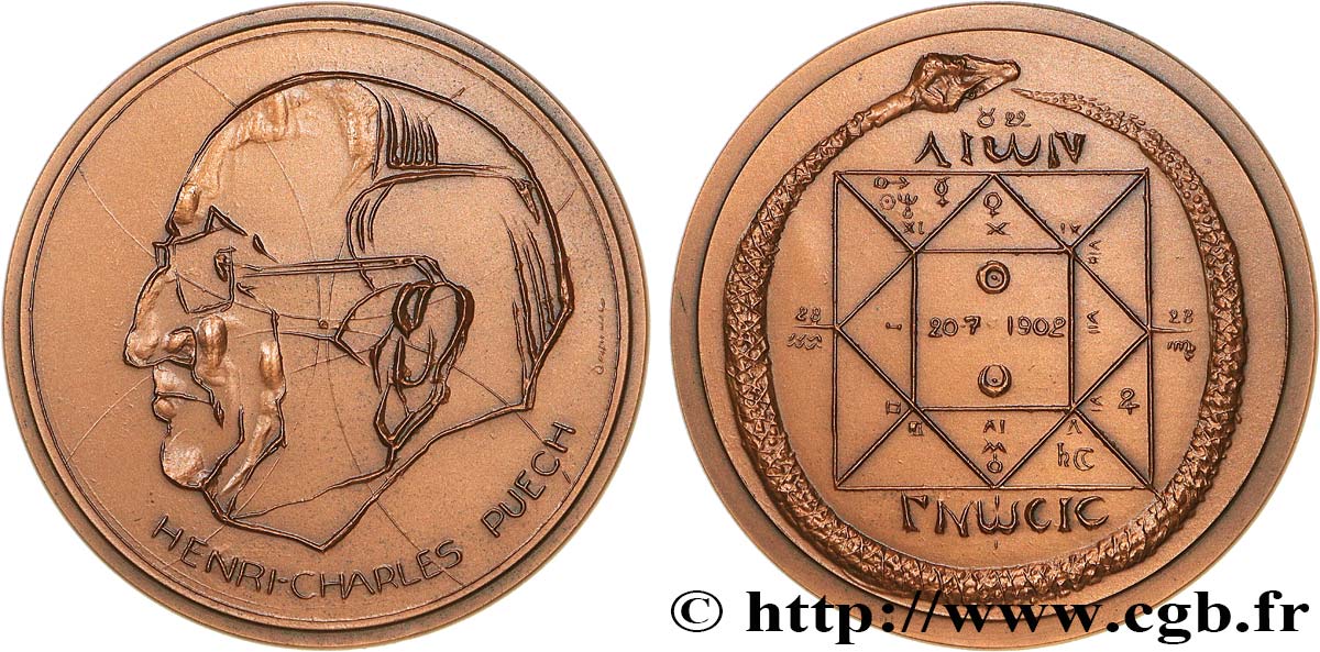 LITTÉRATURE : ÉCRIVAINS/ÉCRIVAINES - POÈTES Médaille, Henri-Charles Puech SUP