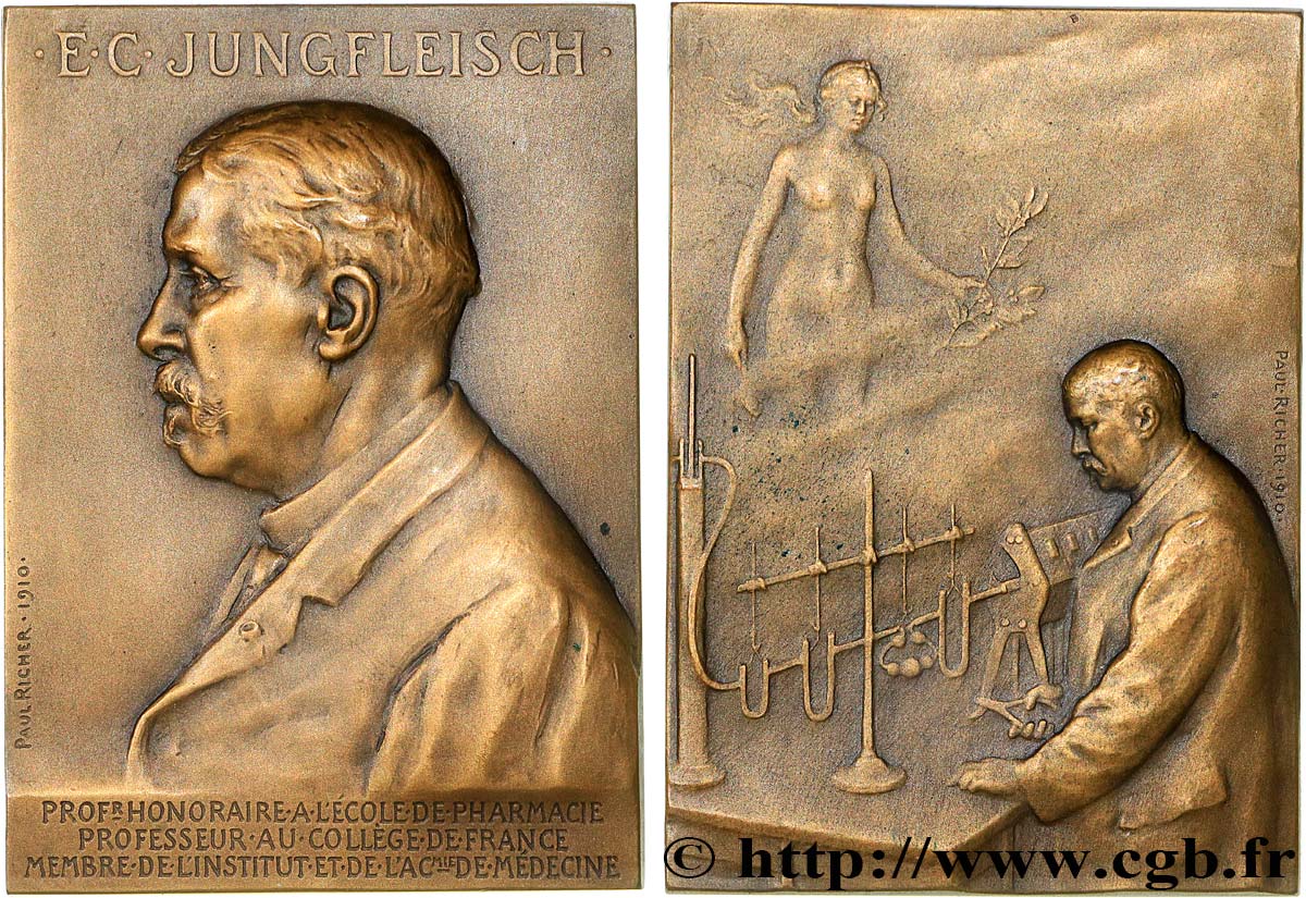 SCIENCE & SCIENTIFIC Plaque, Émile Jungfleisch AU