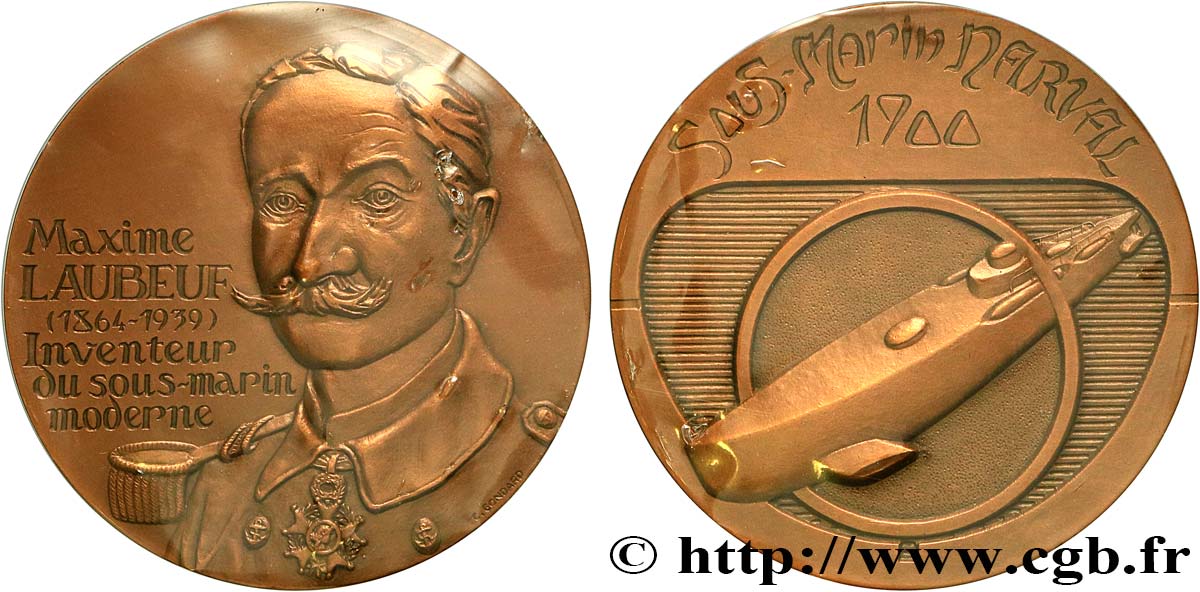 SCIENCES & SCIENTIFIQUES Médaille, Maxime Laubeuf et le Narval VZ