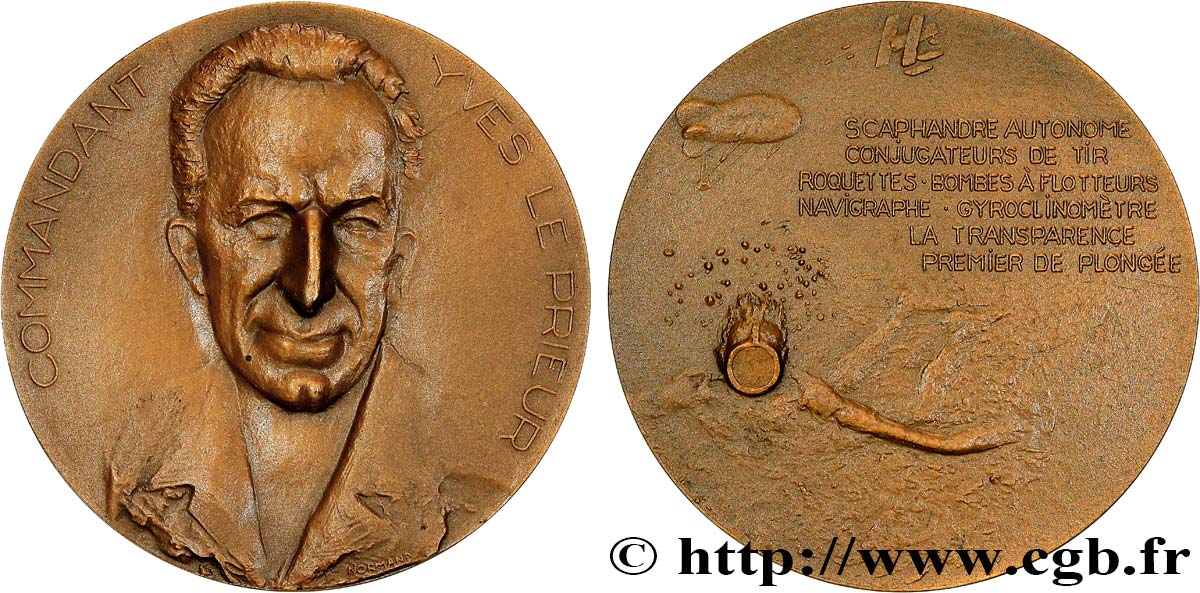 SCIENCES & SCIENTIFIQUES Médaille, Yves Le Prieur AU/AU