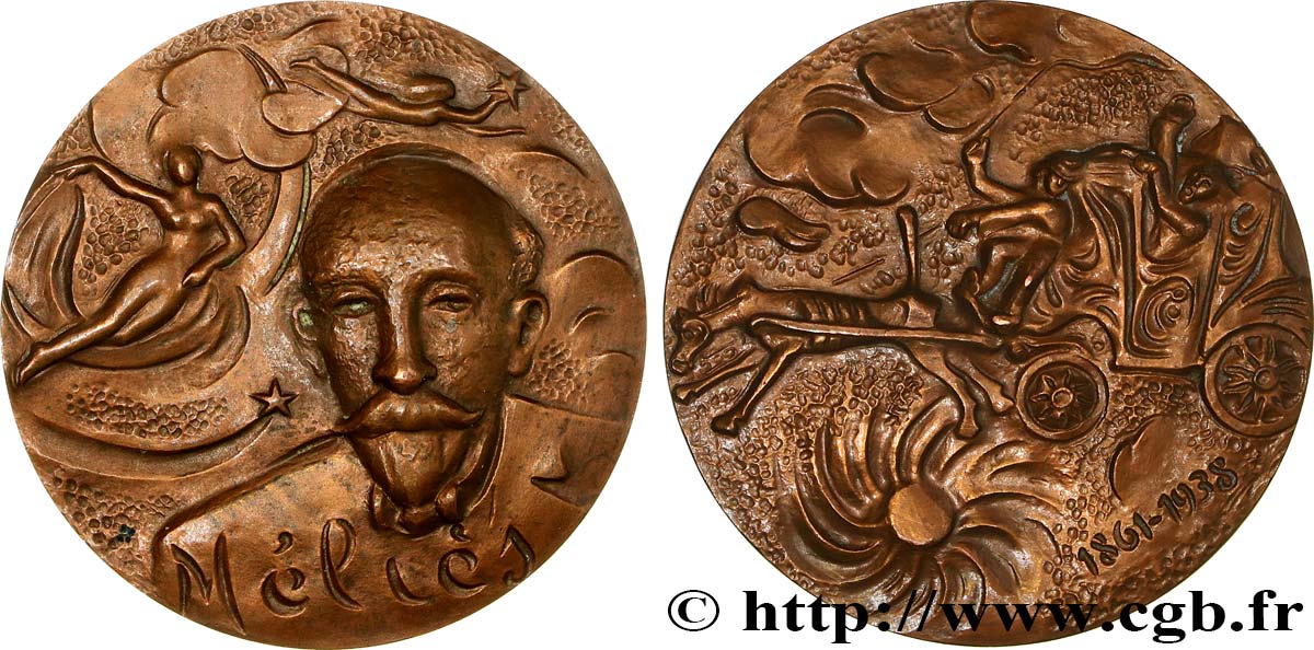 SPECTACLES : CIRQUE, THÉATRE, CINÉMA, JEUX, CONCERT Médaille, Georges Méliès AU