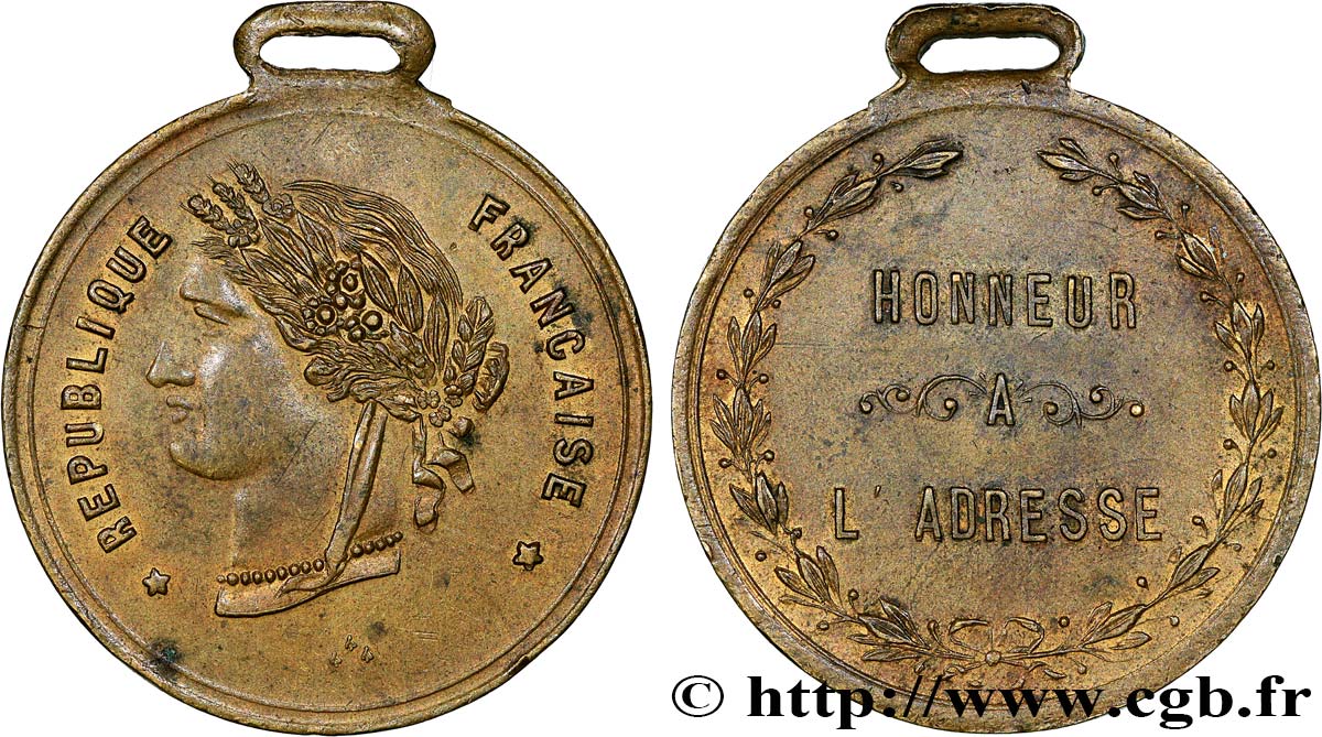 TIR ET ARQUEBUSE Médaille, Honneur à l’adresse TTB