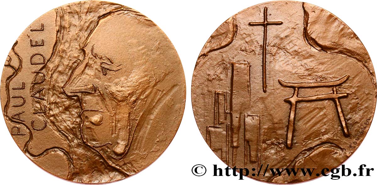LITTÉRATURE : ÉCRIVAINS/ÉCRIVAINES - POÈTES Médaille, Paul Claudel SUP