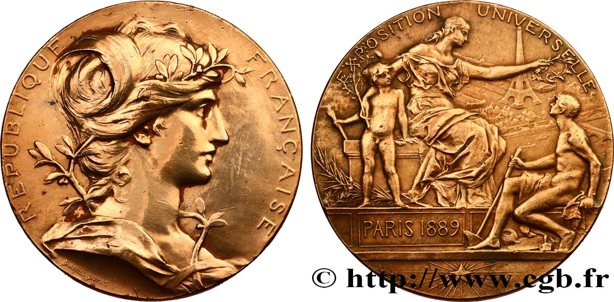 DRITTE FRANZOSISCHE REPUBLIK Médaille, Exposition Universelle SS