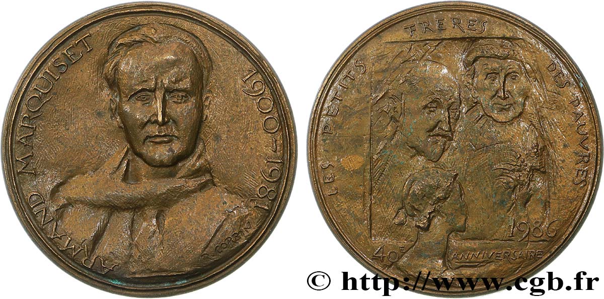 PERSONNAGES DIVERS Médaille, Armand Marquiset TTB+