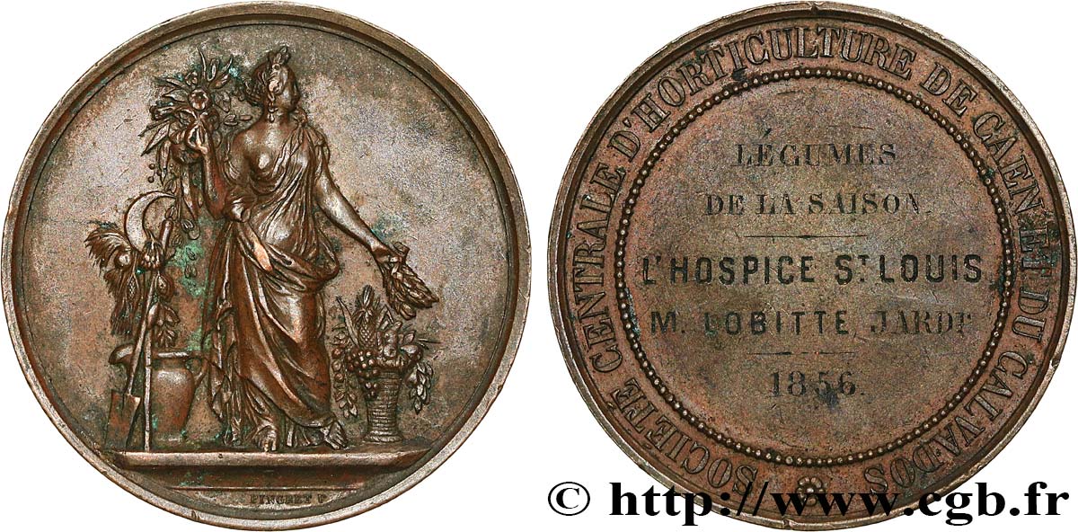 SECONDO IMPERO FRANCESE Médaille, Société centrale d’horticulture q.BB