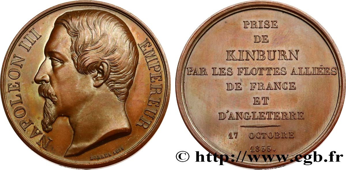 SEGUNDO IMPERIO FRANCES Médaille, Prise de Kinburn EBC+/SC
