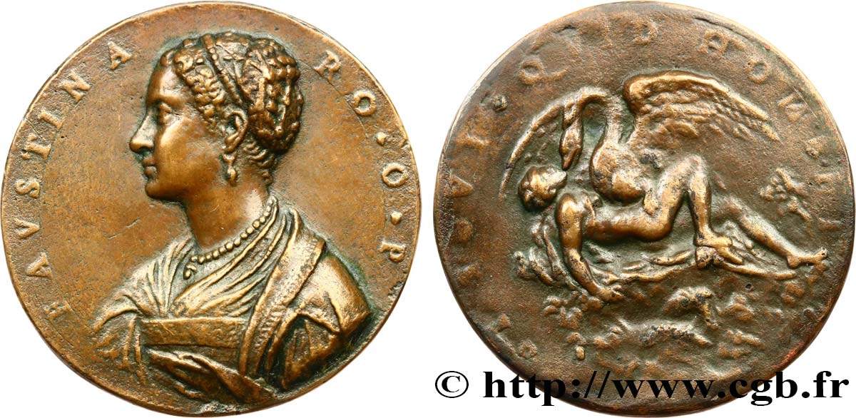 ITALIA Médaille, Faustine la romaine BB