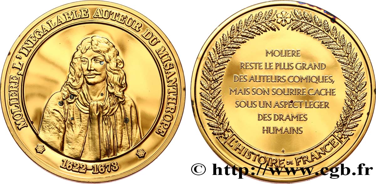 HISTOIRE DE FRANCE Médaille, Molière SPL