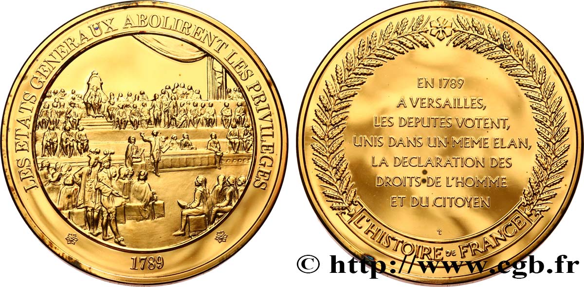HISTOIRE DE FRANCE Médaille, Les Etats Generaux SPL