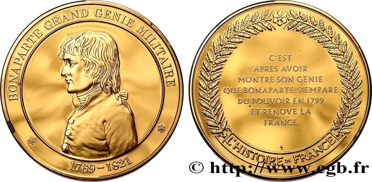 HISTOIRE DE FRANCE Médaille, Bonaparte SPL