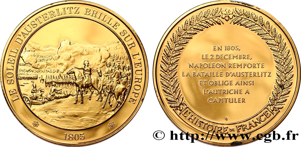 HISTOIRE DE FRANCE Médaille, Austerlitz SPL