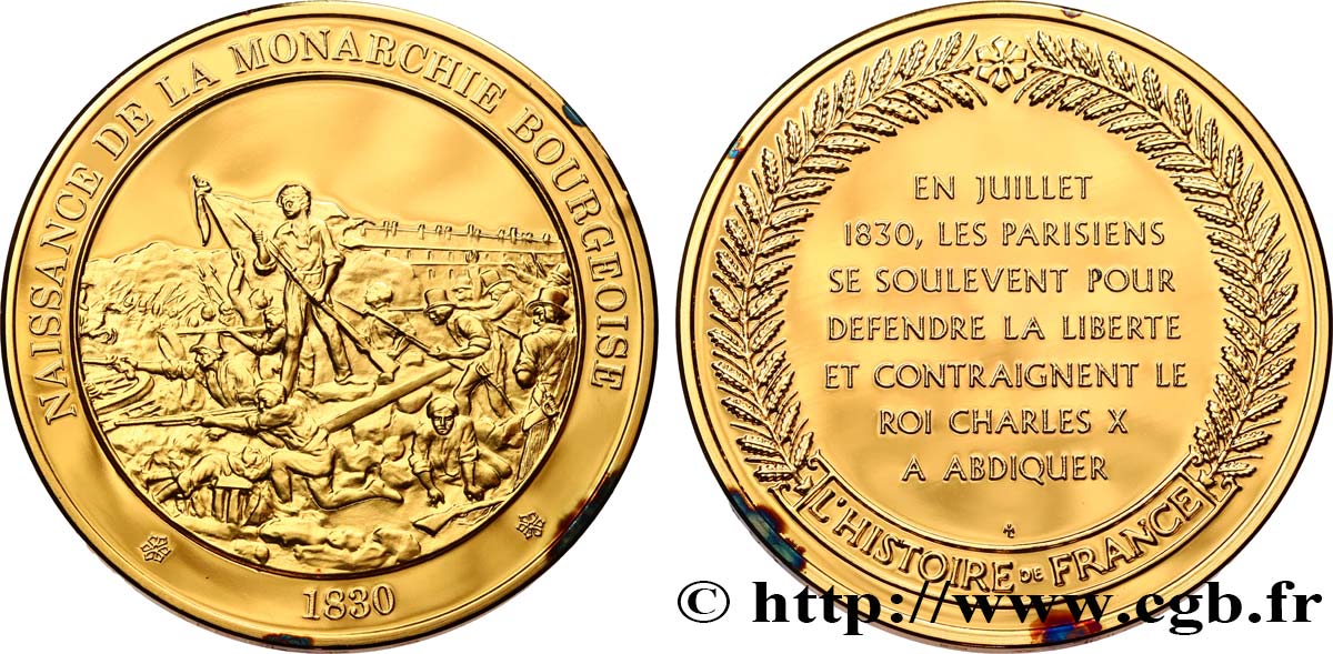 HISTOIRE DE FRANCE Médaille, Monarchie Bourgeoise SPL