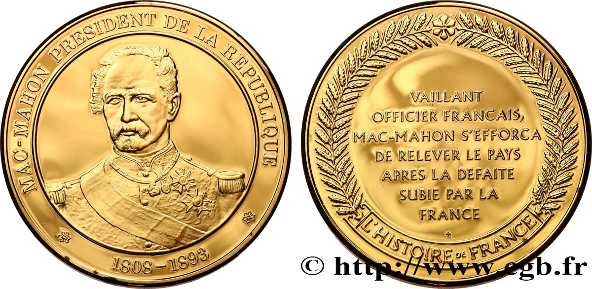 HISTOIRE DE FRANCE Médaille, Mac-Mahon MS