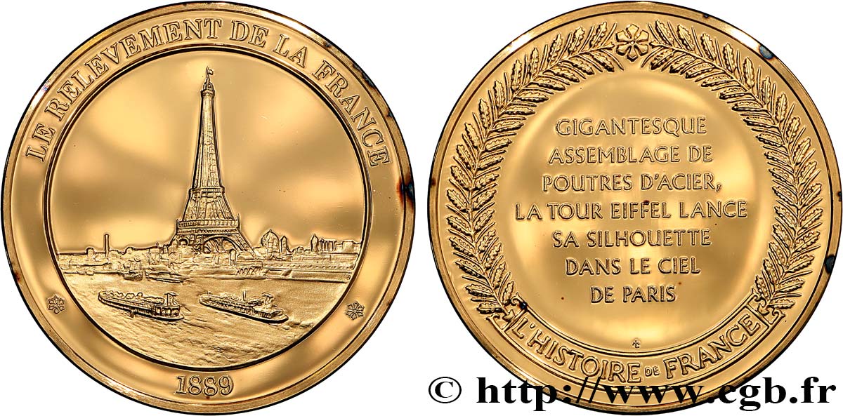 HISTOIRE DE FRANCE Médaille, Relevement de la France SPL