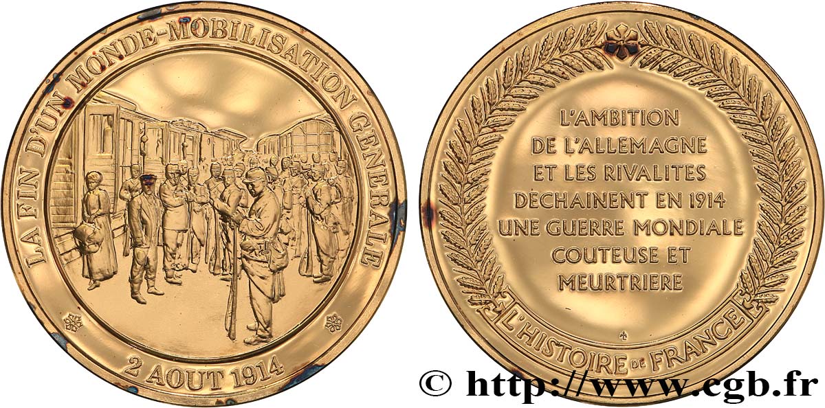 HISTOIRE DE FRANCE Médaille, Mobilisation Générale SC