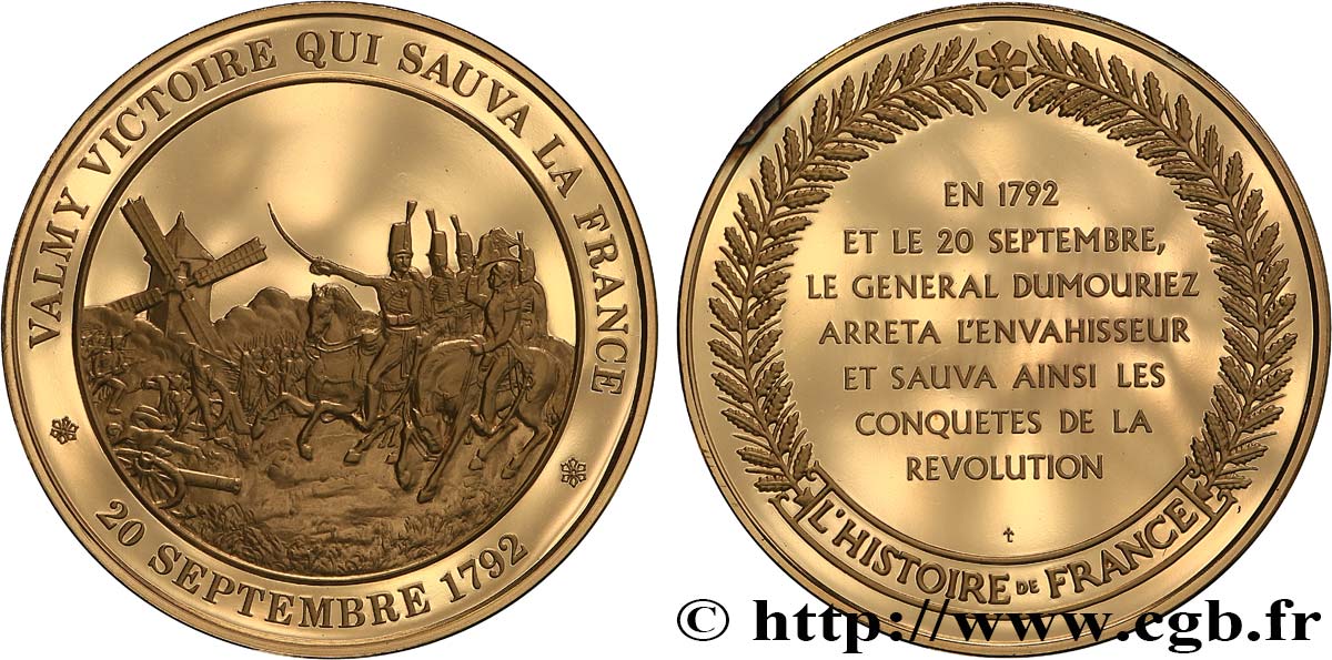 HISTOIRE DE FRANCE Médaille, Victoire De Valmy MS