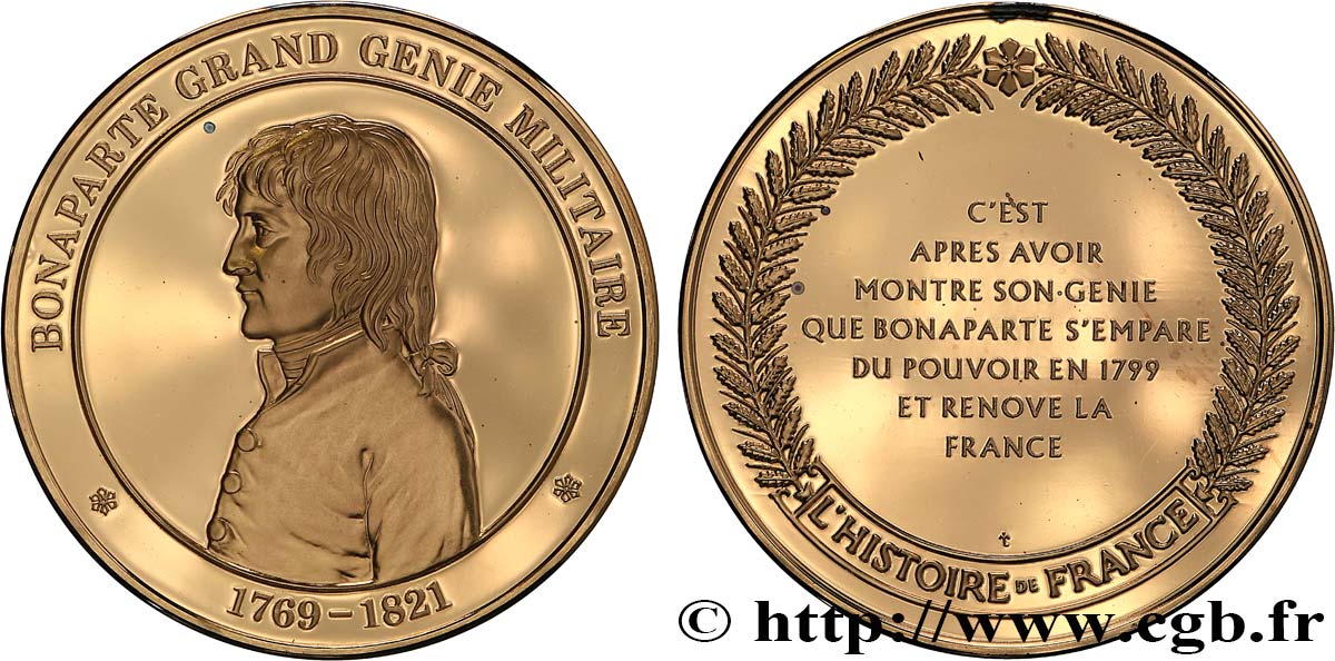 HISTOIRE DE FRANCE Médaille, Bonaparte fST