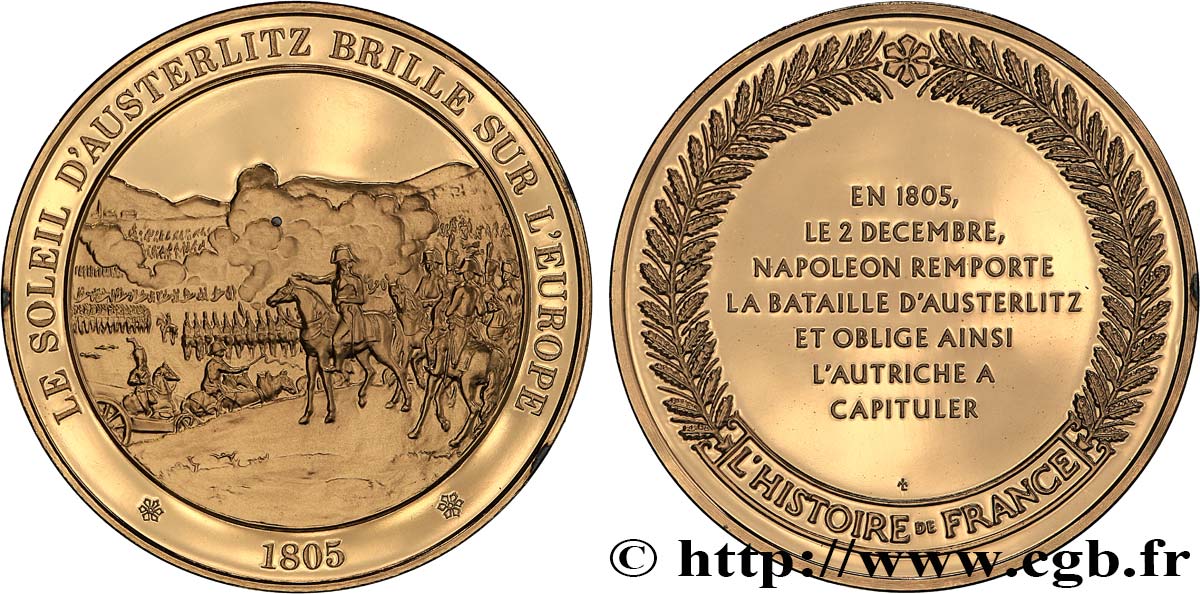 HISTOIRE DE FRANCE Médaille, Austerlitz SC