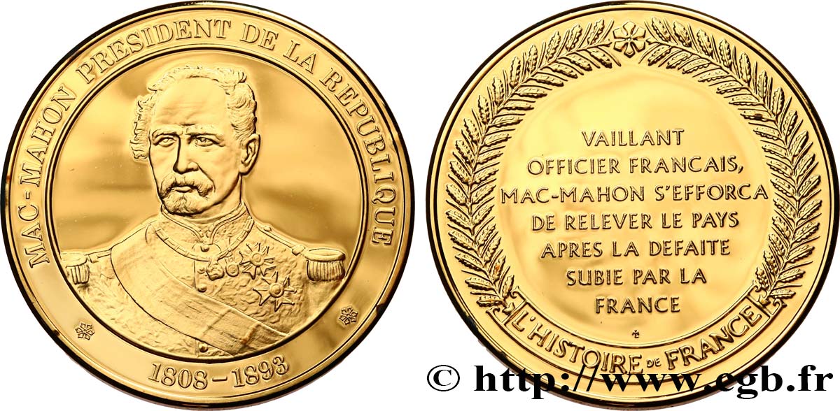 HISTOIRE DE FRANCE Médaille, Mac-Mahon MS