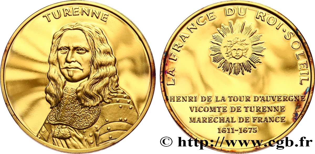LA FRANCE DU ROI-SOLEIL Médaille, Turenne fST