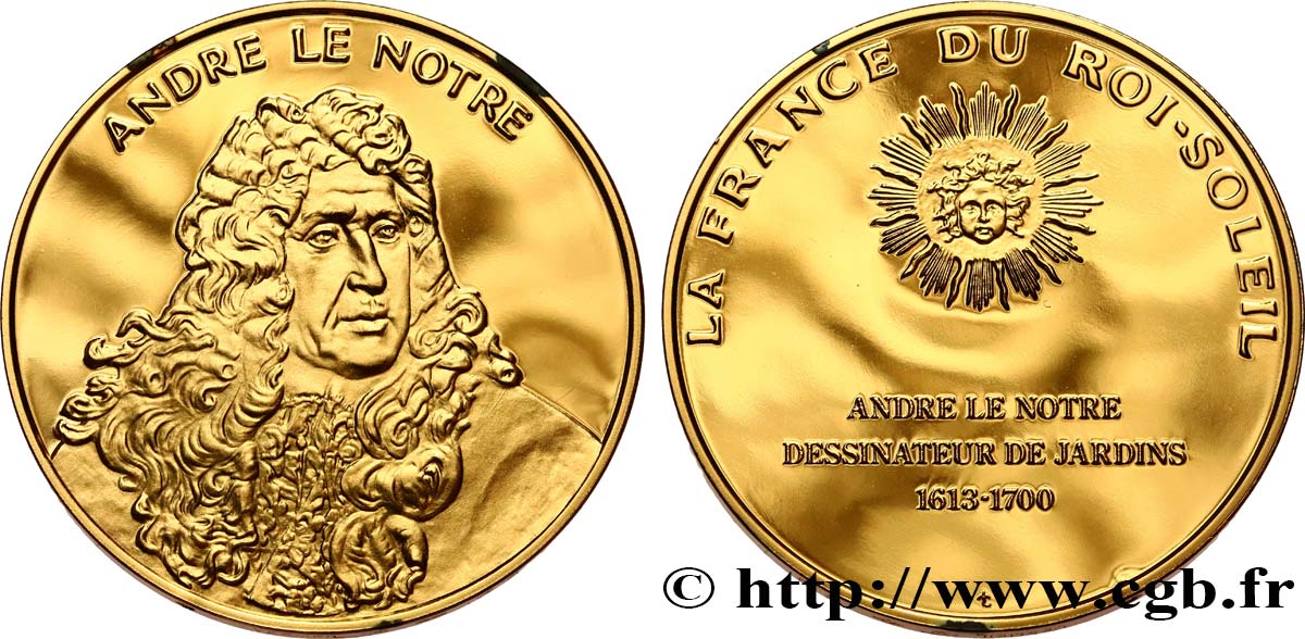 LA FRANCE DU ROI-SOLEIL Médaille, Le Notre SPL