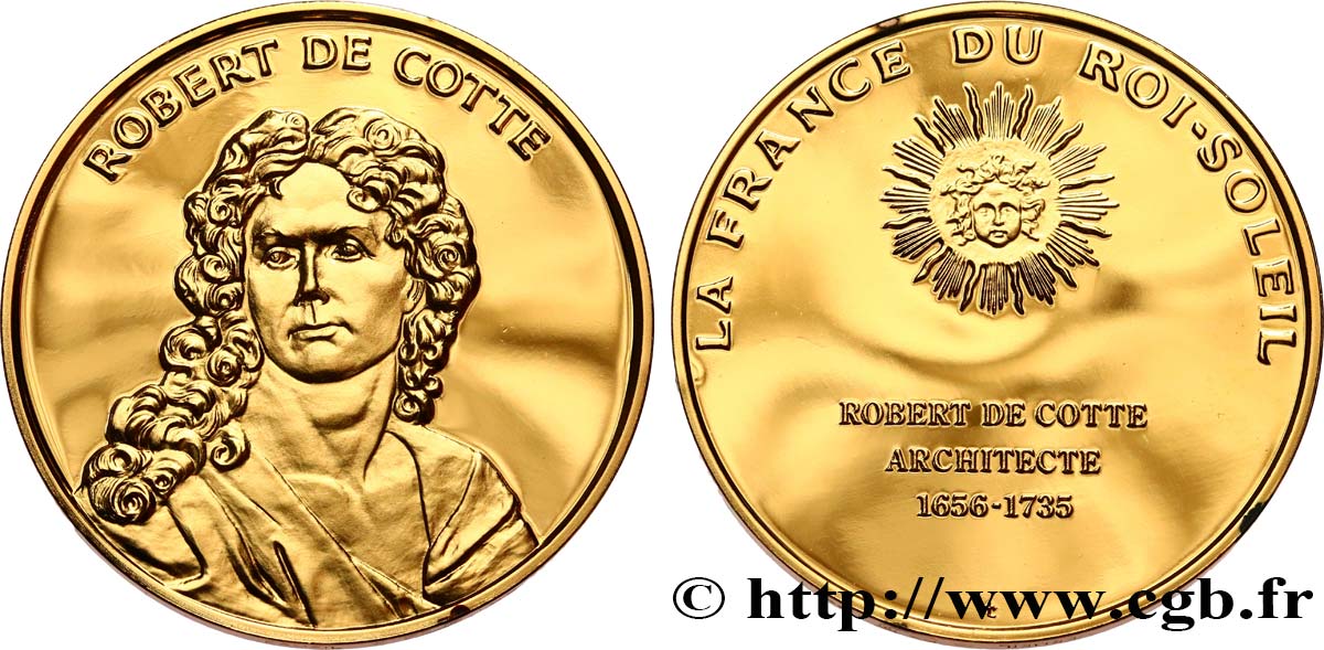 LA FRANCE DU ROI-SOLEIL Médaille, De Cotte fST