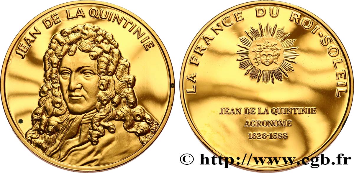 LA FRANCE DU ROI-SOLEIL Médaille, La Quintinie fST