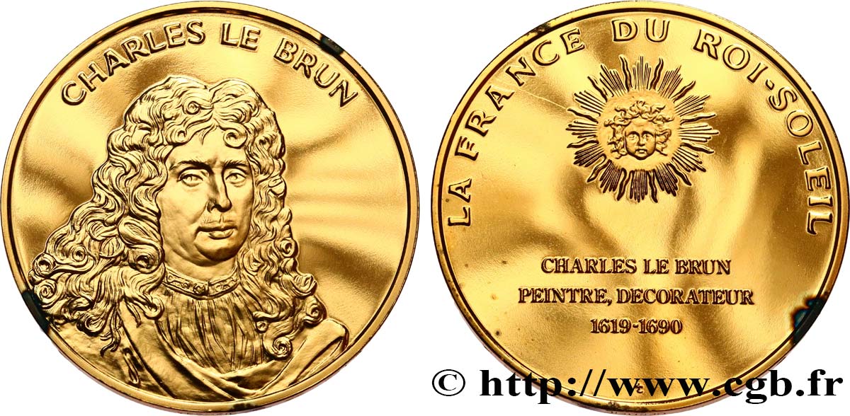 LA FRANCE DU ROI-SOLEIL Médaille, Charles Le Brun SPL
