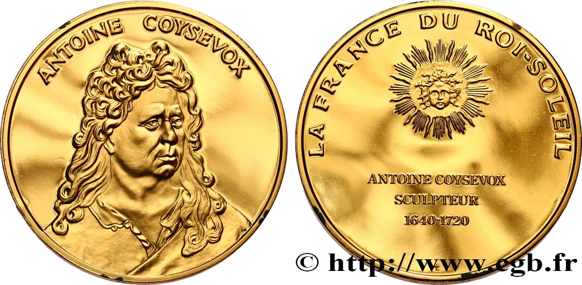 LA FRANCE DU ROI-SOLEIL Médaille, Antoine Coysevox SC