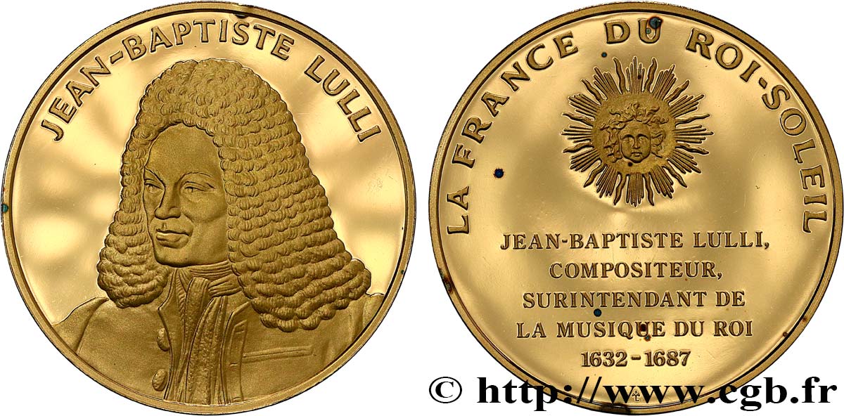 LA FRANCE DU ROI-SOLEIL Médaille, Lulli SPL