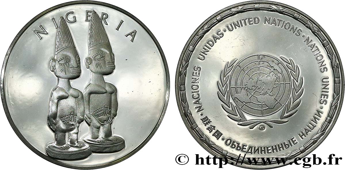 LES MÉDAILLES DES NATIONS DU MONDE Médaille, Nigeria MS