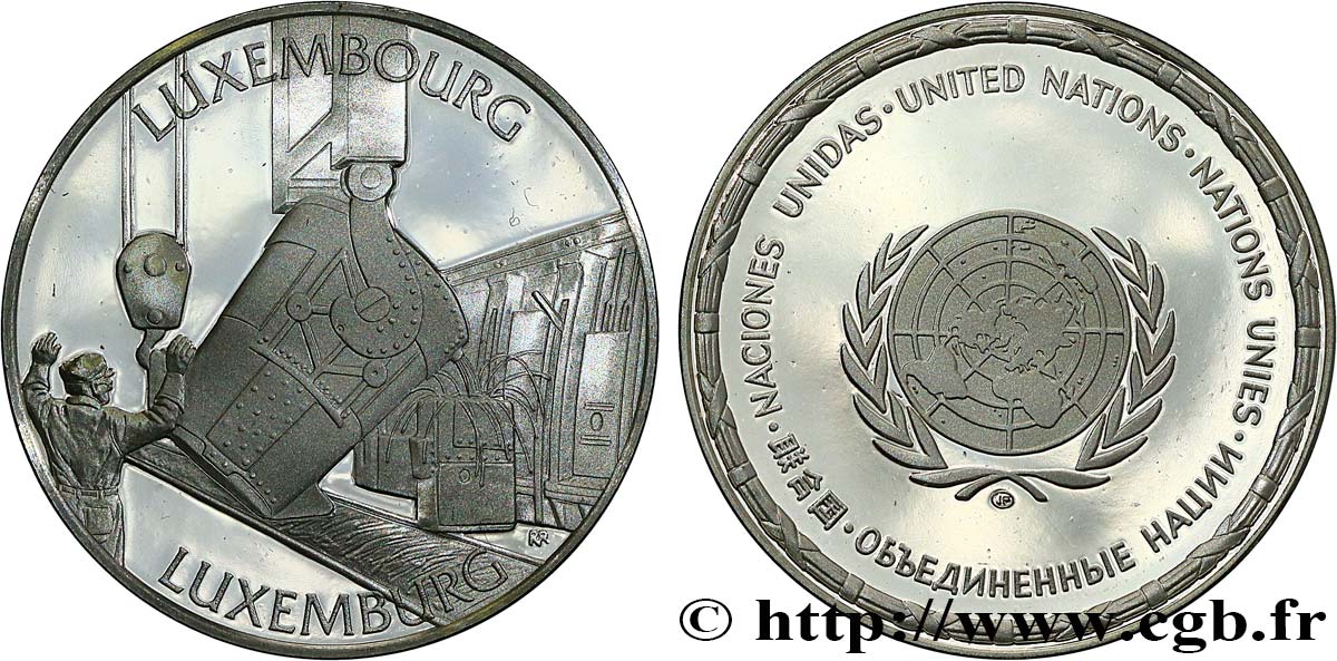 LES MÉDAILLES DES NATIONS DU MONDE Médaille, Luxembourg MS